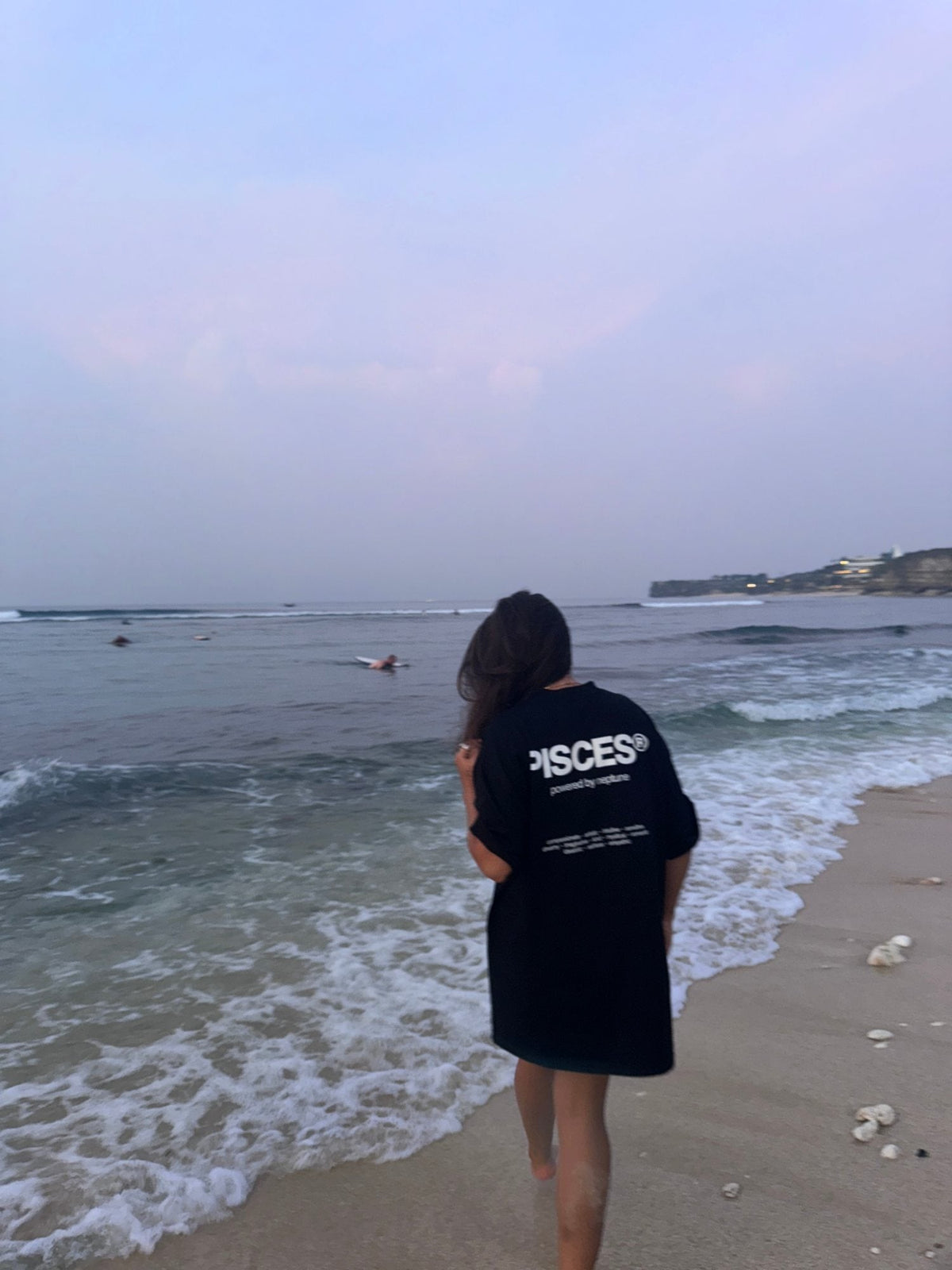 pisces t-shirt by the shore