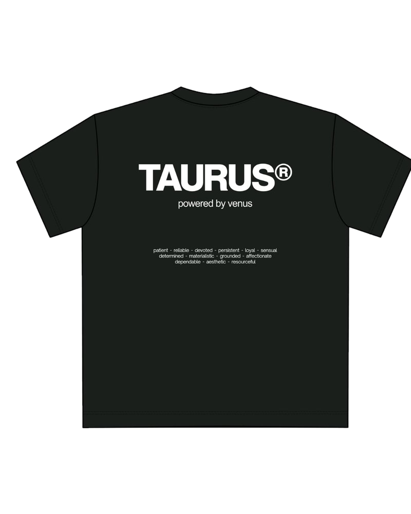 taurus signature t-shirt, back print