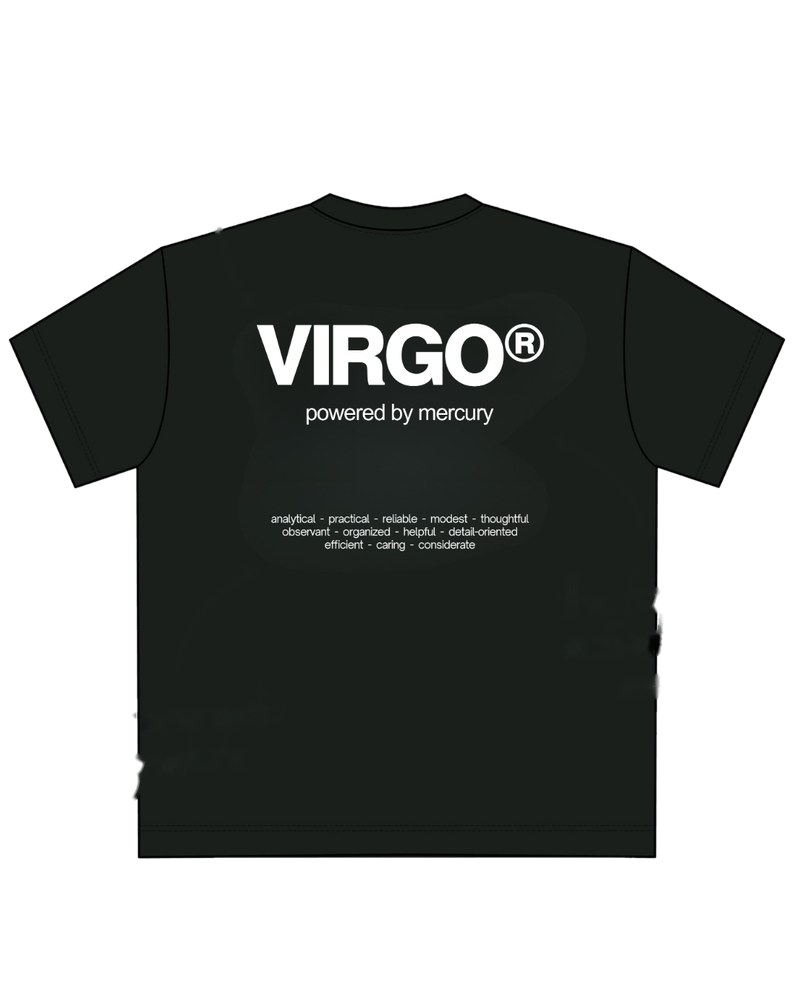 virgo signature t-shirt, back print